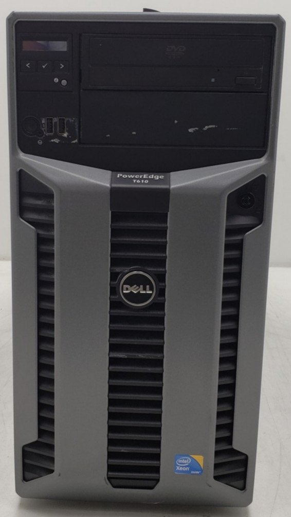 Dell PowerEdge T610 Dual Xeon E5620 24GB RAM Tower Server No HDD.