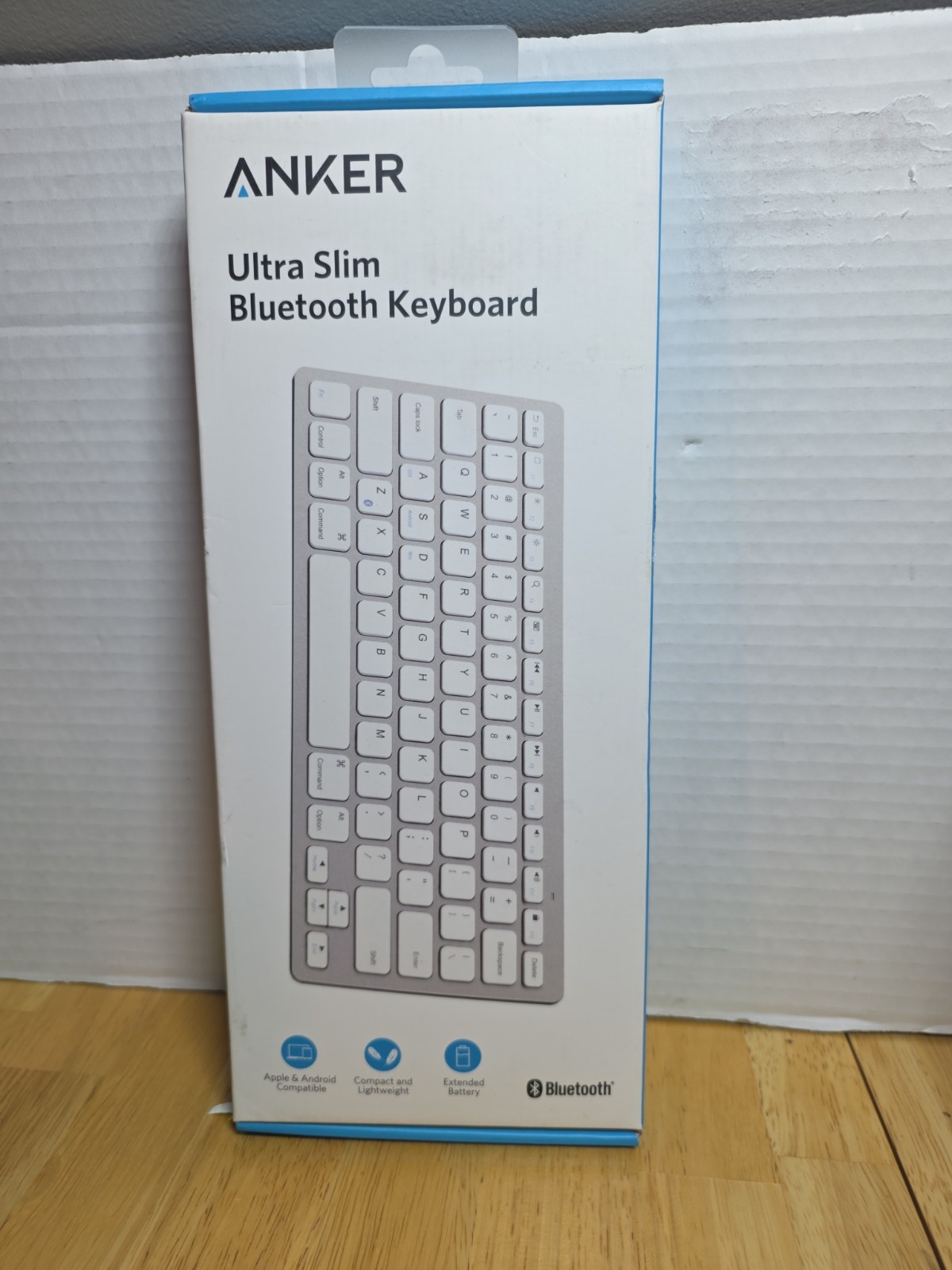 New Anker A7726 White Ultra Compact Slim Wireless Bluetooth Keyboard #TG2