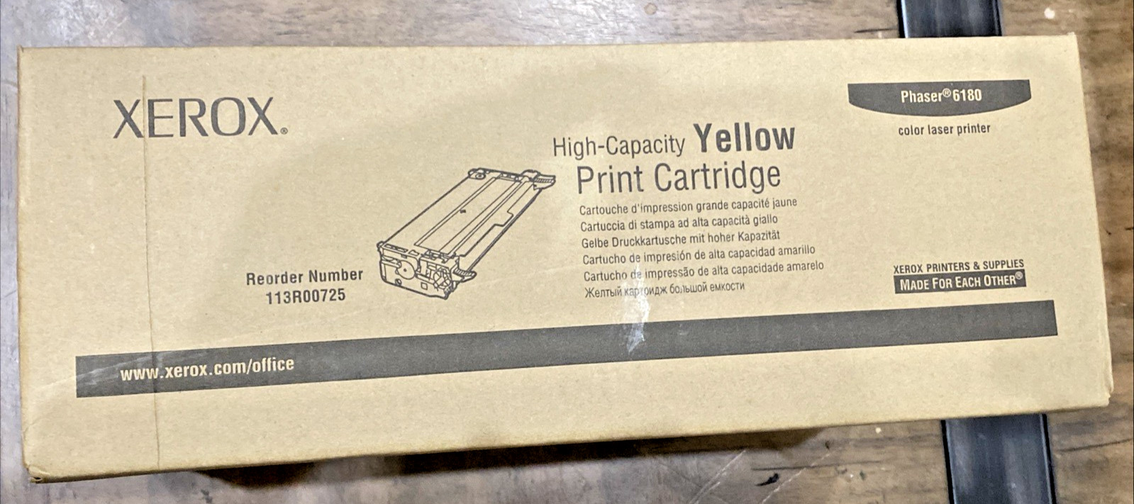 Xerox 113R00725 Yellow Phaser 6180