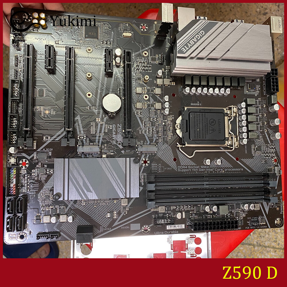 FOR GIGABYTE Z590 D DDR4*4 LGA1200 DP Intel 128GB ATX Ｍotherboard Test OK