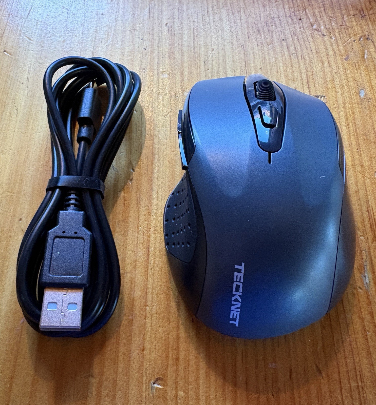 TECKNET Wireless Optical Mouse Black model TK-MS317 - Tested