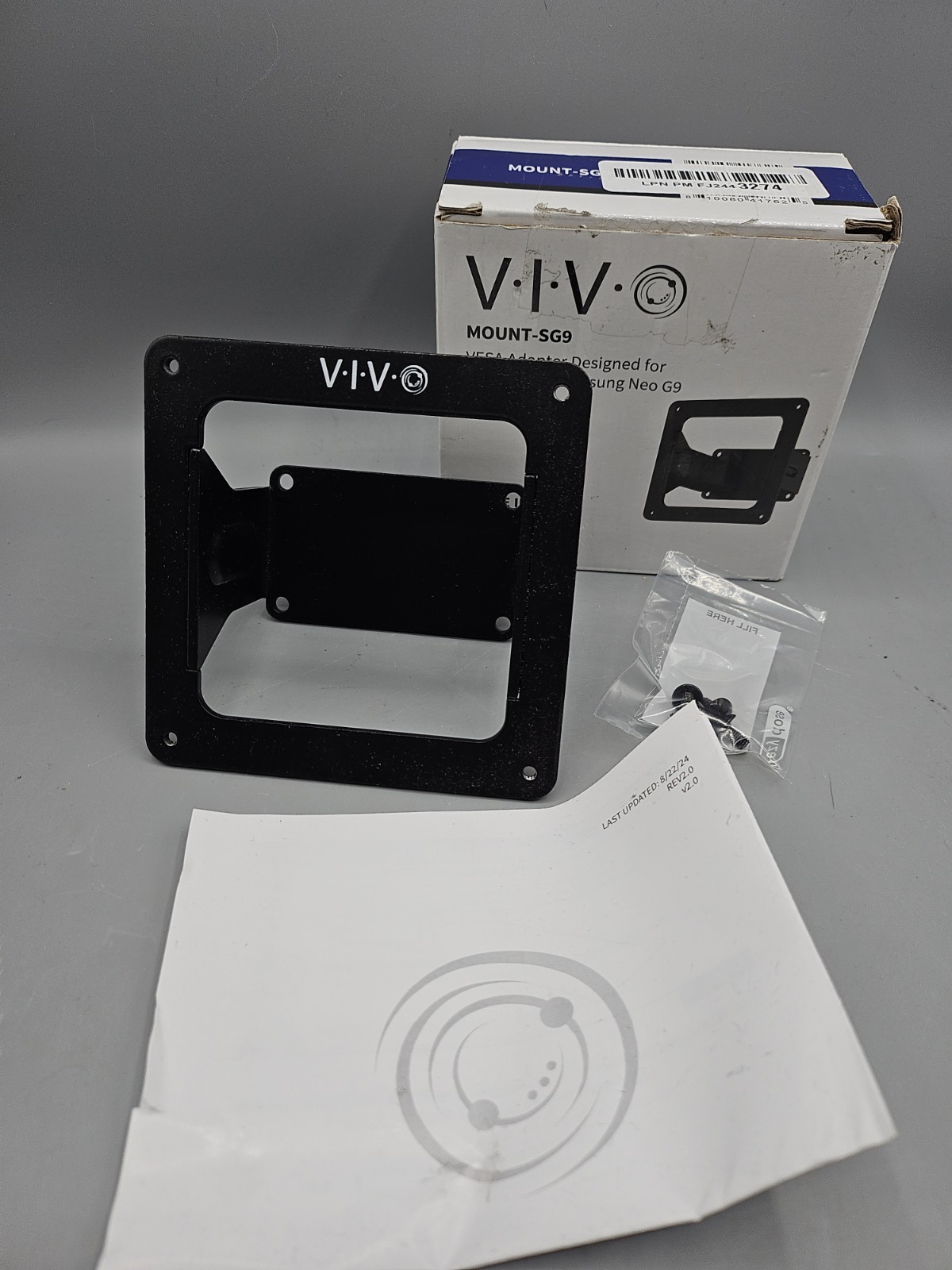 VIVO Recessed VESA Adapter Plate Designed for Compatible Samsung Neo G9 Monitor
