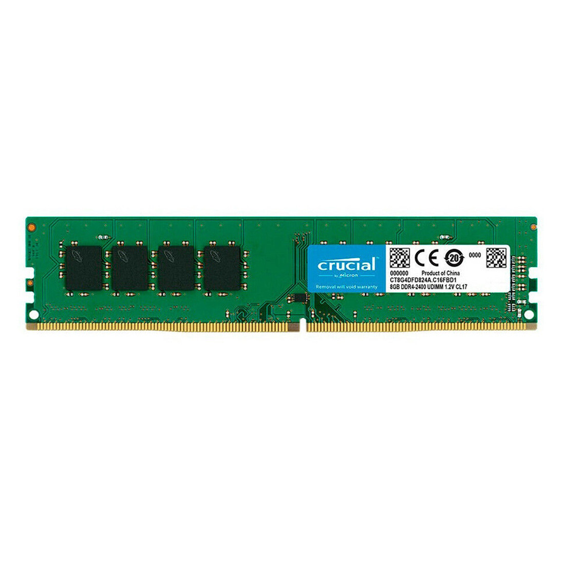New Crucial 8GB DDR4 2400MHz PC4-19200 288-Pins UDIMM Memory Ram CT8G4DFD824A