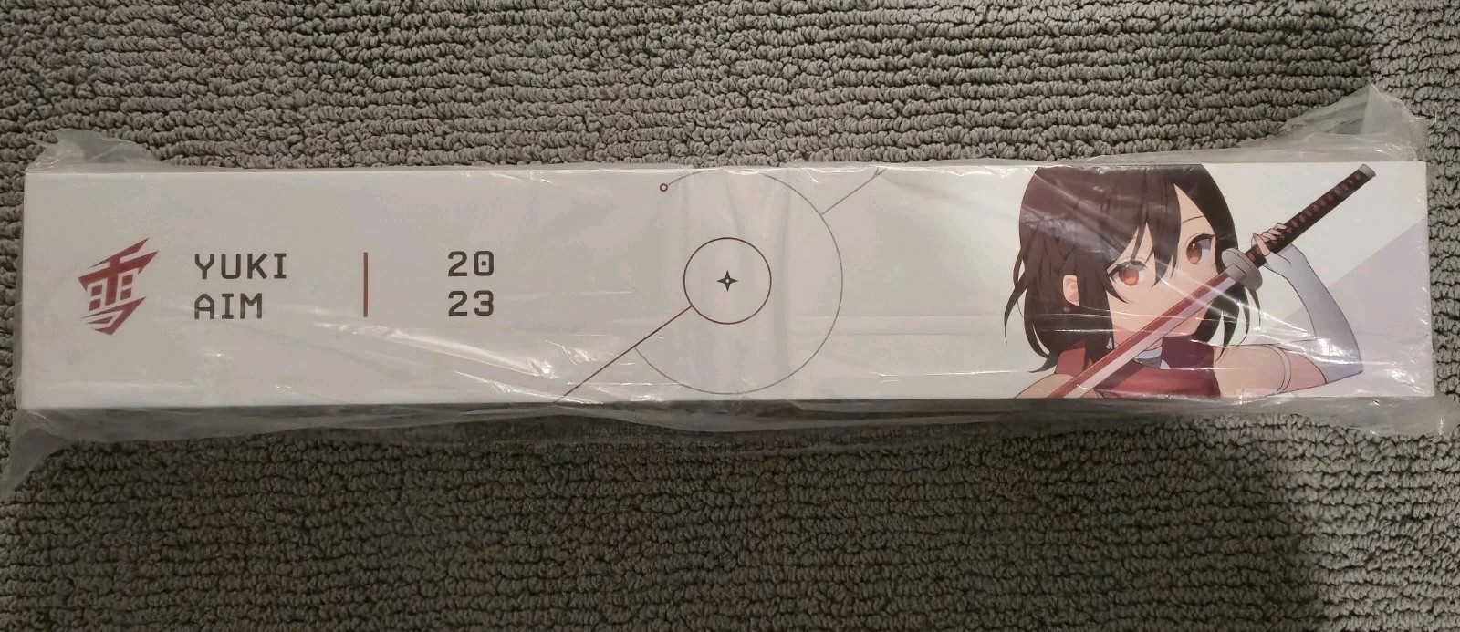 YUKI AIM 2023 KATANA XL White Mousepad