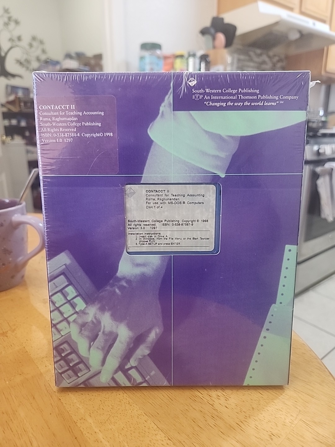 New Contacct II MS-DOS Version 1 Disks 1998 South Western College Publishing