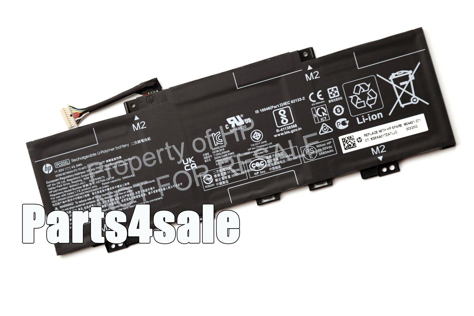 New Genuine PC03XL OEM Battery for HP Pavilion x360 14 15 M24648-005 HSTNN-OB1W