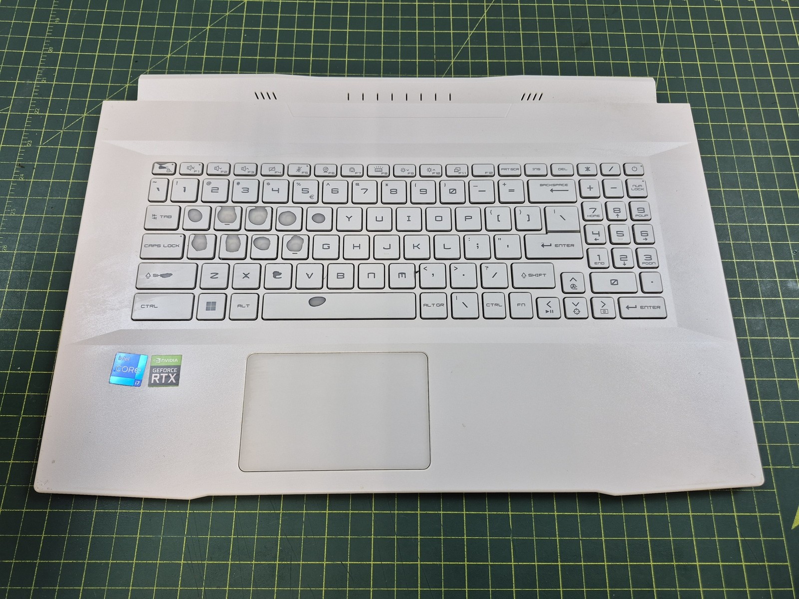 MSI Sword 17 A11UD 17.3 Palmrest Touchpad Backlit Keyboard 3077L1C313TA2 #e751