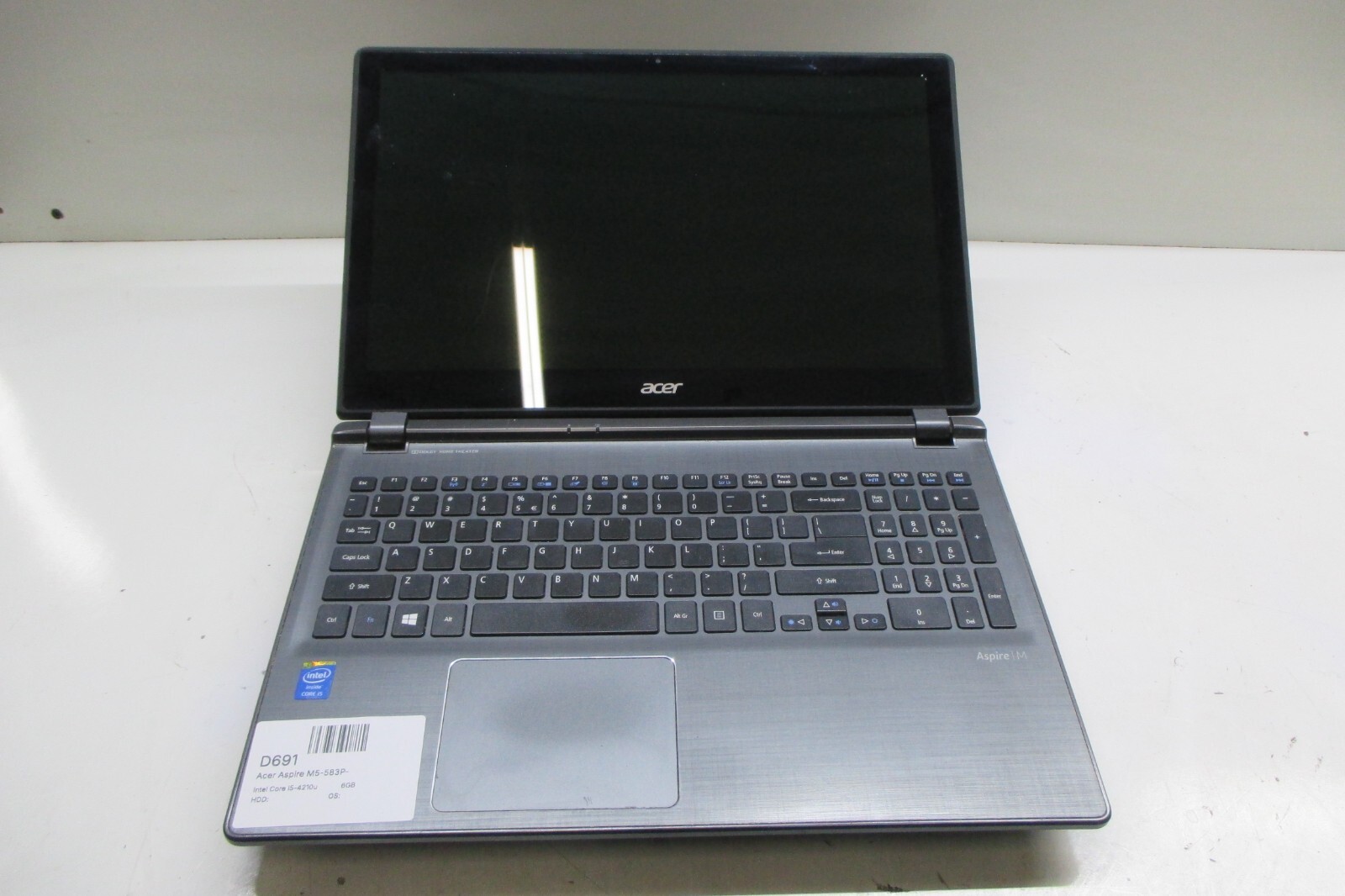 Acer Aspire M5-583P -5859 Laptop Intel Core i5-4210u 6GB Ram No HDD
