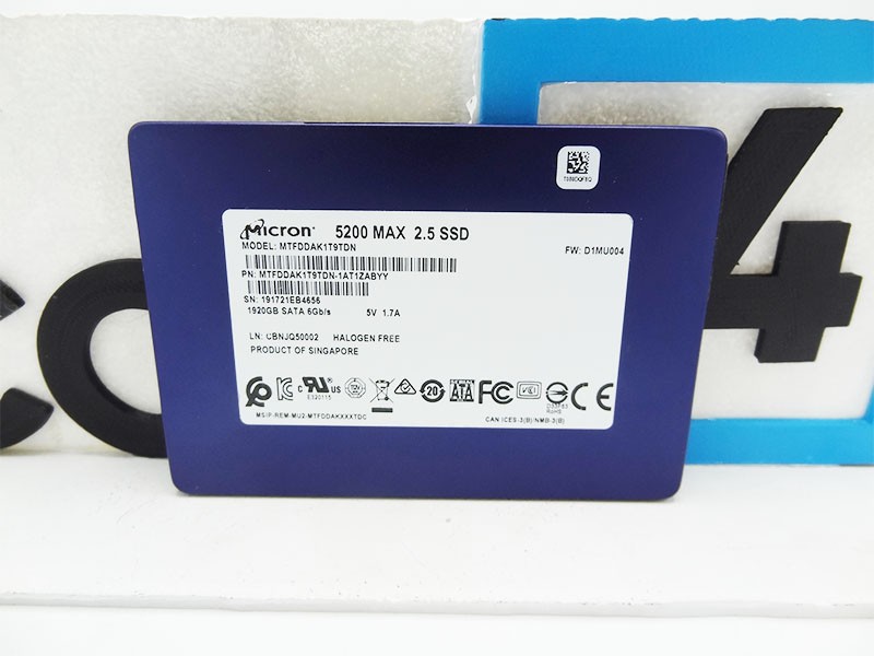 MICRON MTFDDAK1T9TDN 1.92TB 2.5IN 5200 MAX SATA 6GBPS SSD