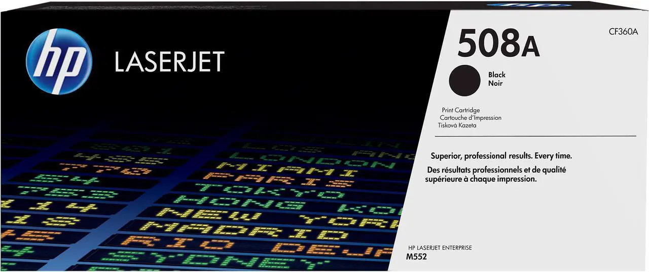 HP 508A Black CF360A LaserJet Toner Cartridge