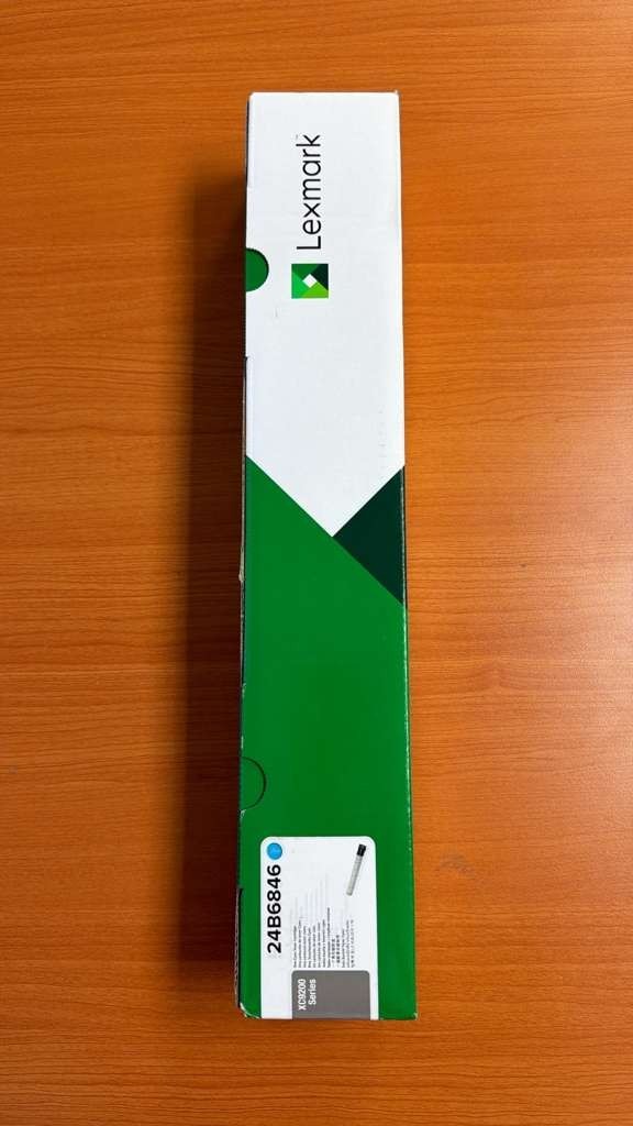 Genuine Lexmark 24B6846 Cyan Toner Cartridge,