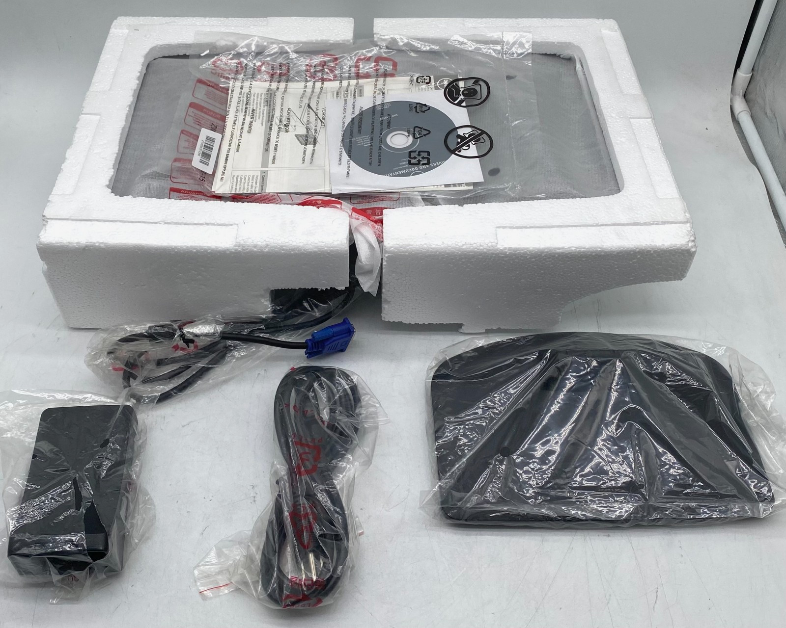 NEW OPENED BOX DELL E1912H 19" LED-BACKLIT ACTIVE MATRIX TFT LCD MONITORw/ACCS