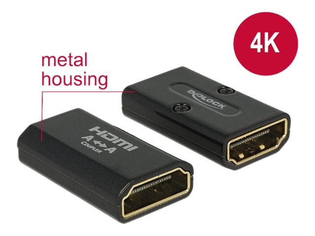 Delock Adapter HDMI-A Bu> HDMI-A 4K Digital/Display/Video Adapter 65659