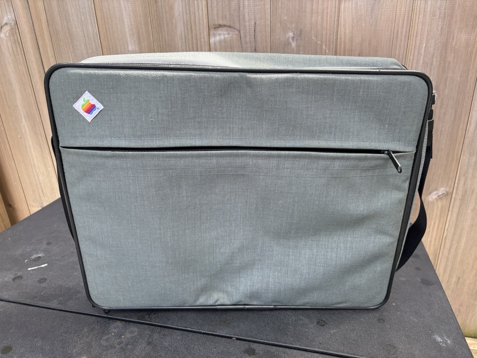 Vintage 80s Apple llc Computer Case Messenger Bag