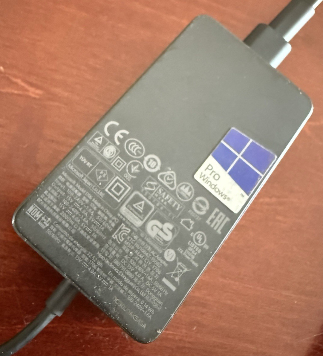 Microsoft Surface 1706 60W Power Adapter Charger Pro 7 8 9 Laptop 3 4 5 OEM