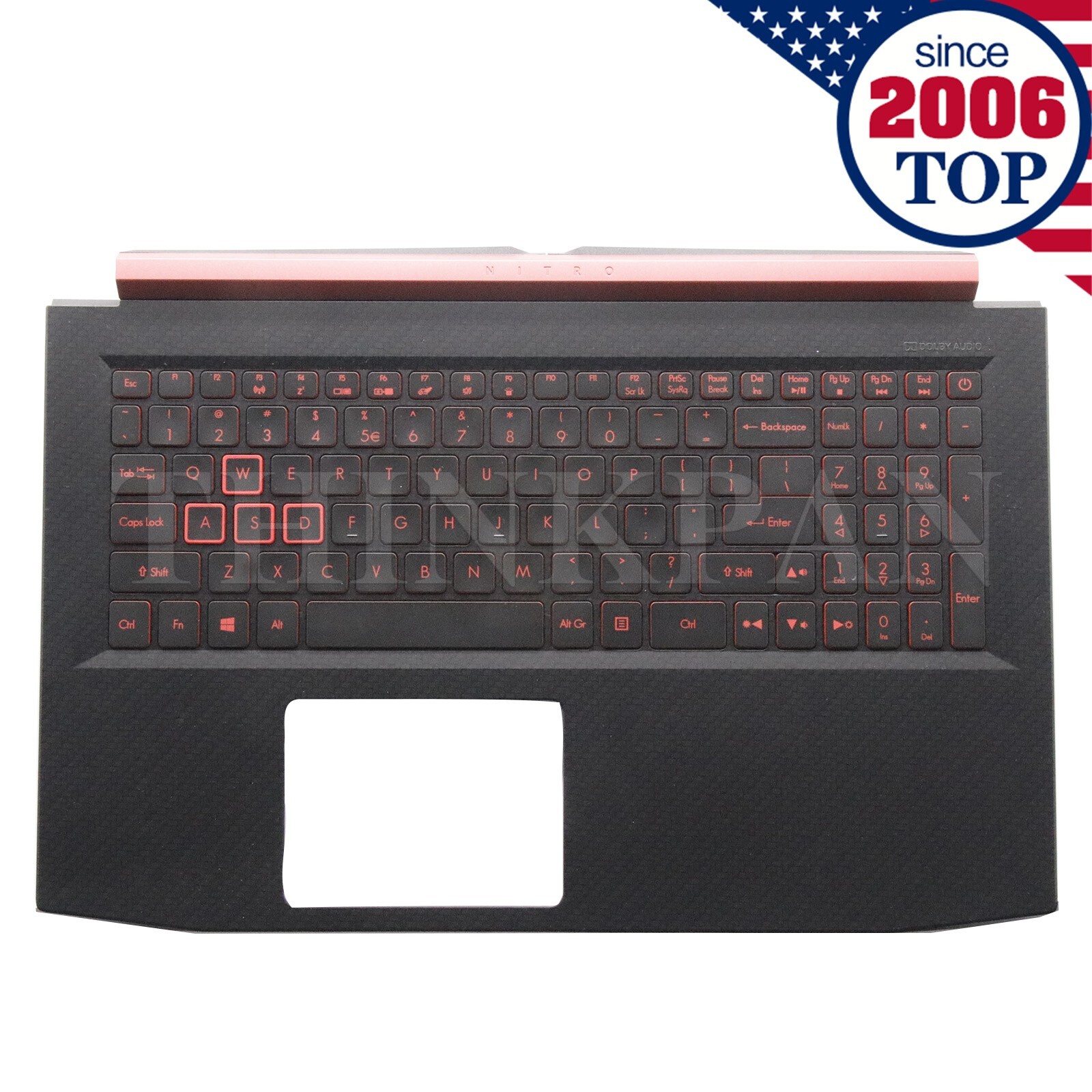 New Palmrest W/Backlit Keyboard For Acer Nitro 5 AN515-51 52 53 N16C7 N17C1