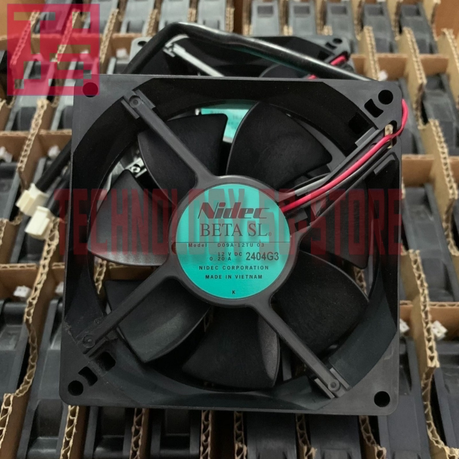 NIDEC D09A-12TU 03 (2-wire) Cooling fan  #1pcs New In Box