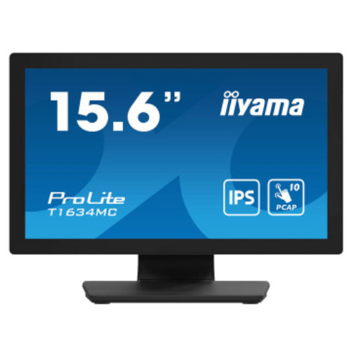 IIYAMA ProLite 15.6" FHD IPS PCAP 10 Point Touch Monitor 16:9 25ms T1634MC-B1S