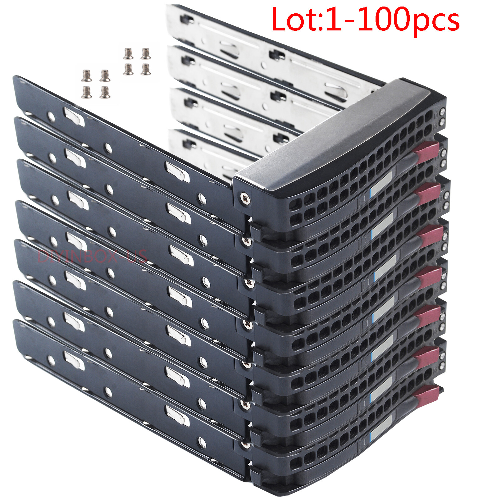 Lot Supermicro Gen 5.5 Hot-Swap 3.5" HDD Tray MCP-220-00024-0B,00075-0B,SC93301