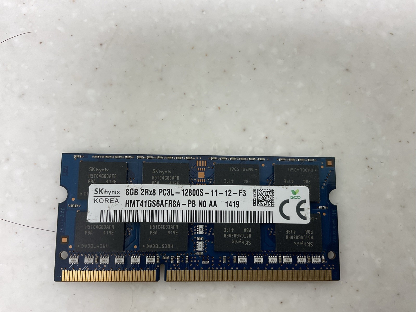 Ram Memory SO-DIMM 8GB PC3L-12800S SK HYNIX HMT41GS6BFR8A-PB Original #0