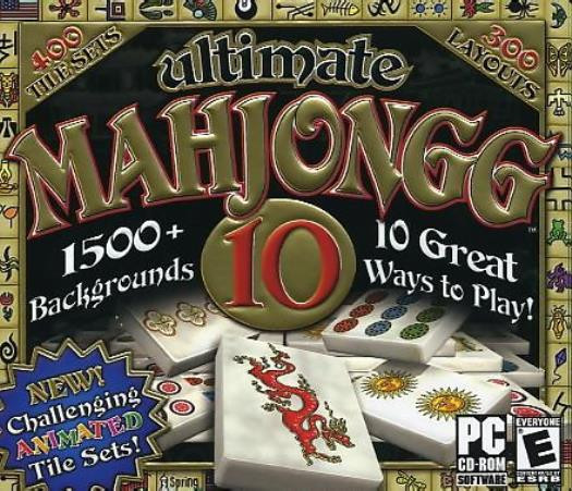 Ultimate Mahjongg 10 PC CD match mahjong tile set symbols puzzle matching game