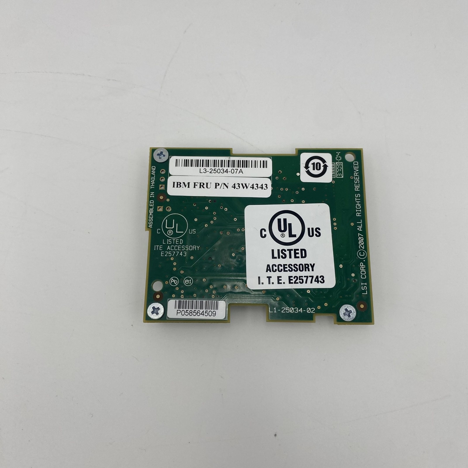 IBM ServeRAID-MR10M Battery Carrier 43W4343