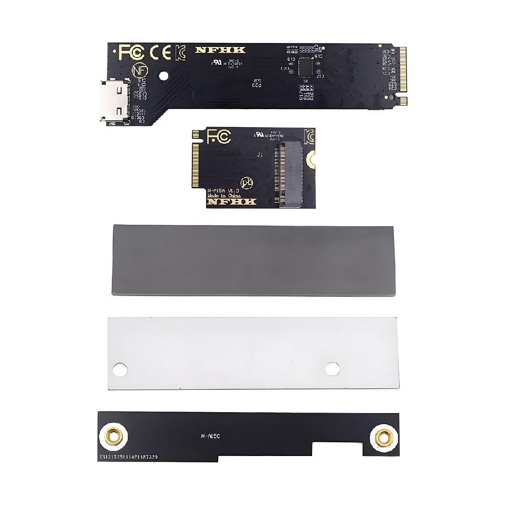 CY 2280 M.2 M-key NVME PCI-E5.0 4.0 to Oculink & SSD Adapter SFF-8612 SFF-8611