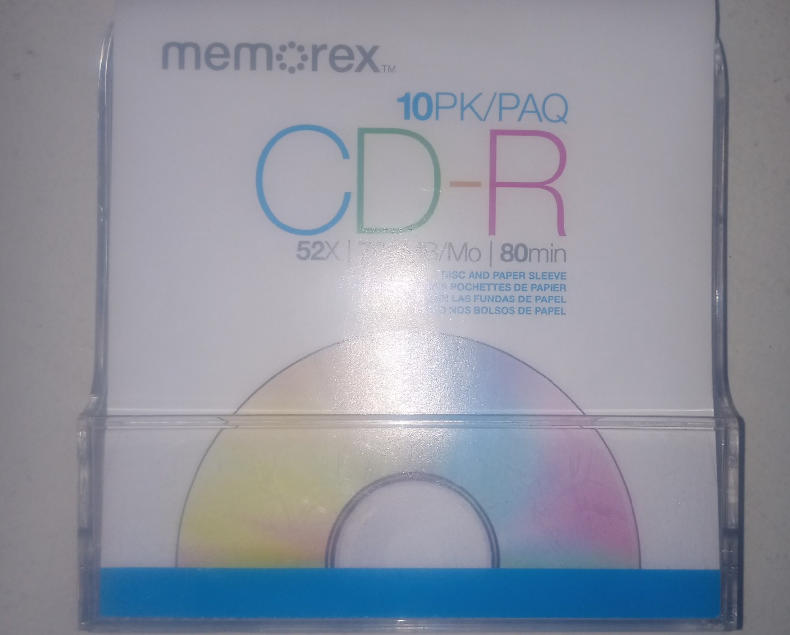 10 Pk CDR's 700mb 52x 80 Min