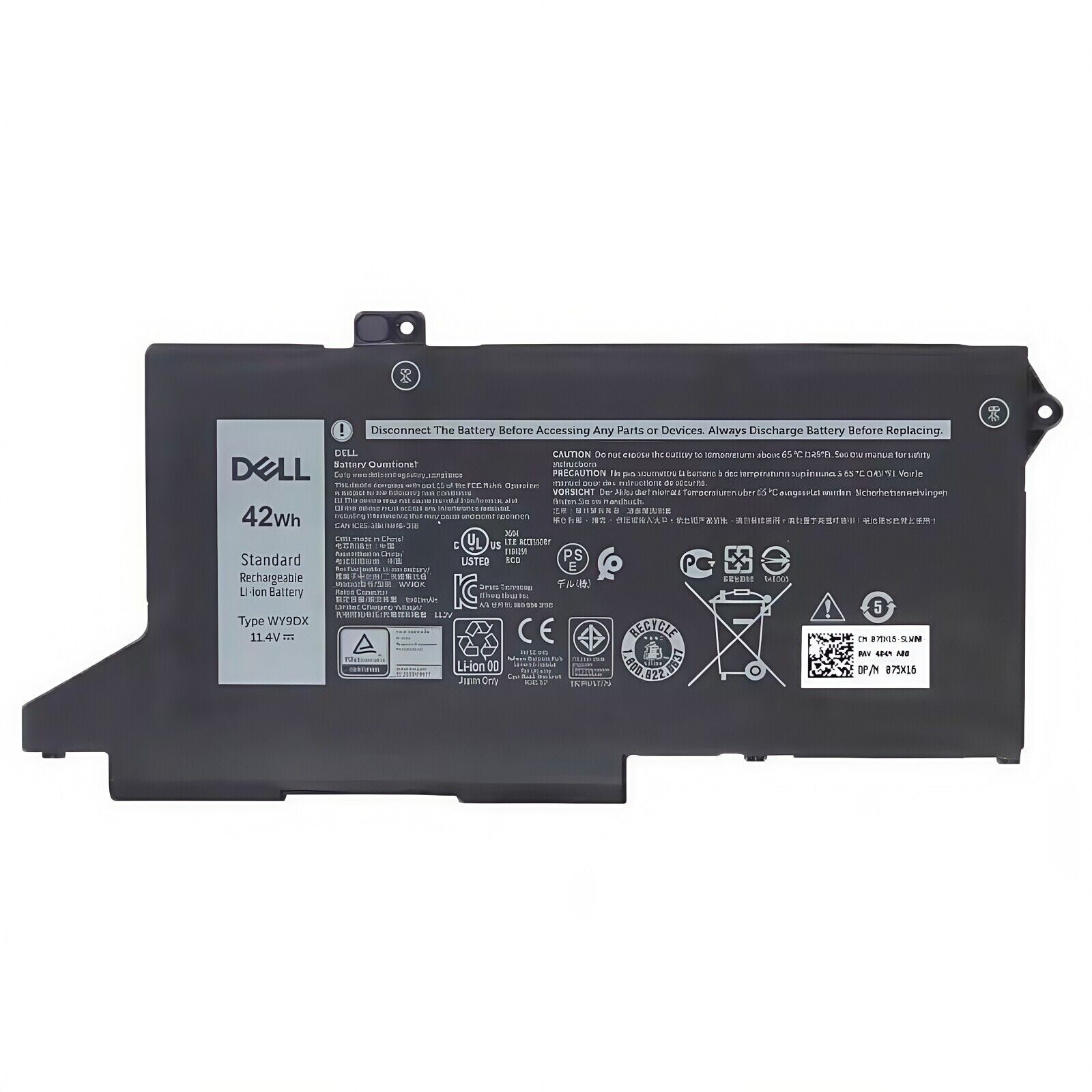 42WH OEM WY9DX Laptop Battery ForDell Latitude 5420 5520 3560 RJ40G 005R42 US
