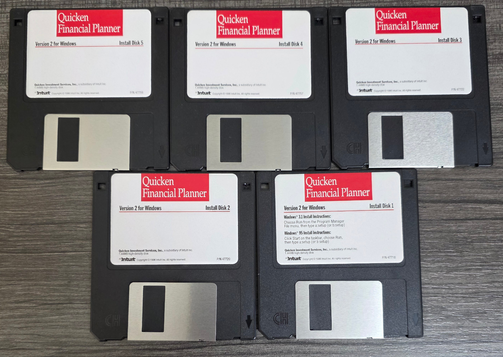 Quicken Financial Planner Win 95, Win 3.1