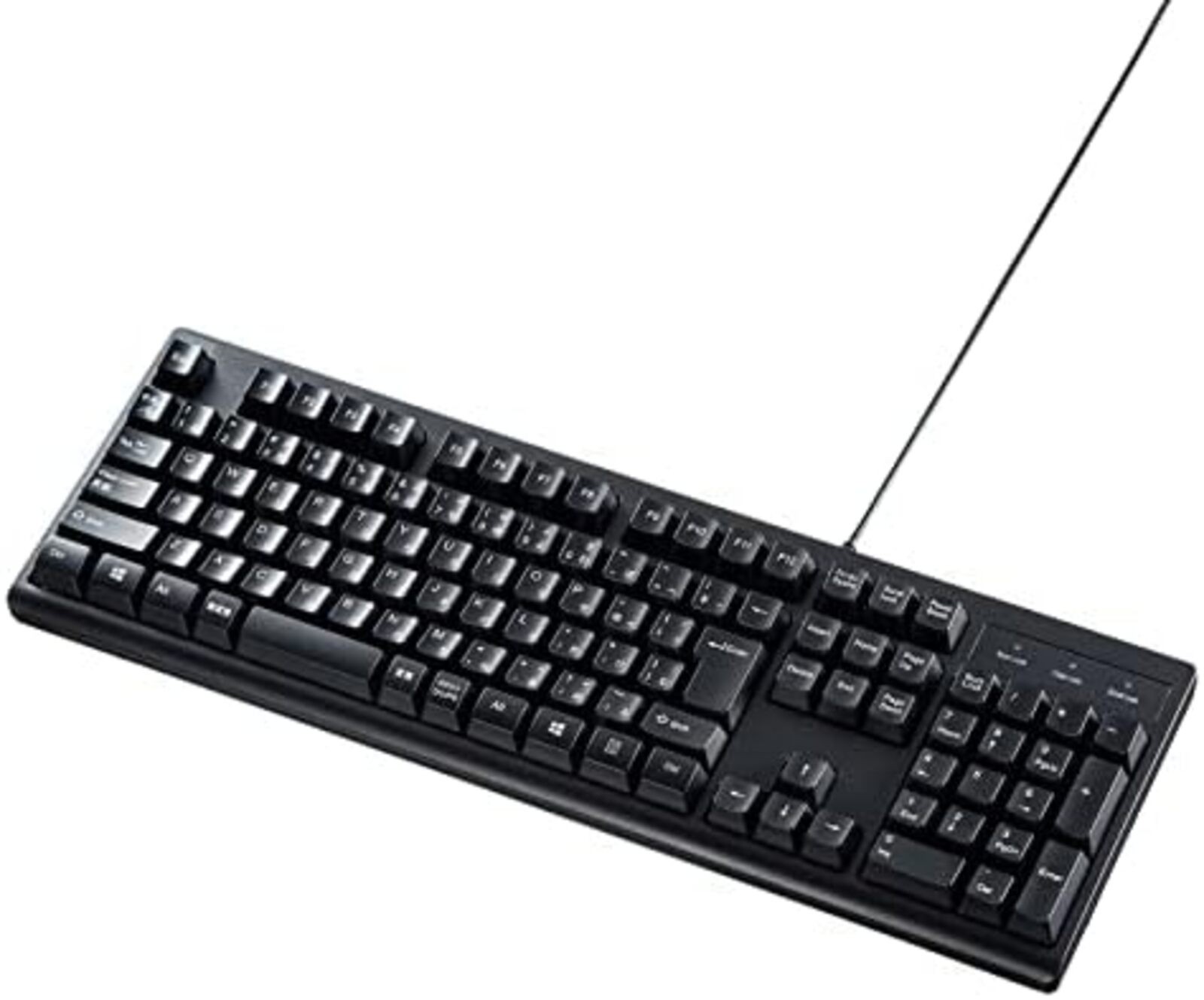 Sanwa Supply Keyboard Wired USB Connection Waterproof Dustproof 109key SKB-BS6BK