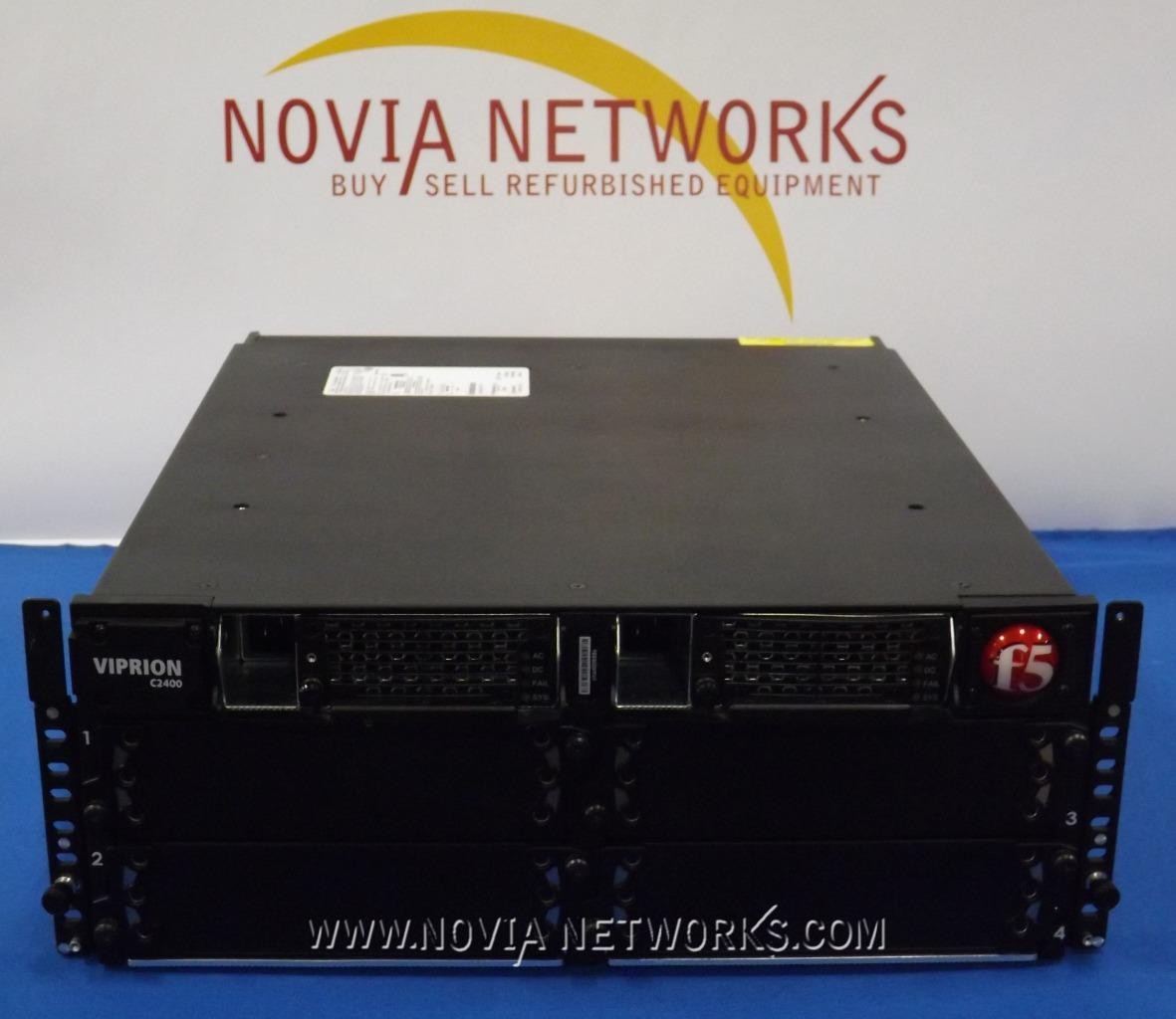 F5-VPR-LTM-C2400-AC VIPRION LTM 2400 Chassis, Dual AC PS with 1 B2250 Blade
