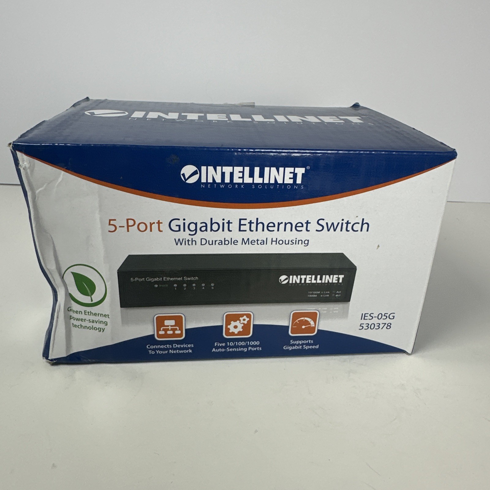 Intellinet IES-05G 530378 5-Port Gigabit Ethernet Switch