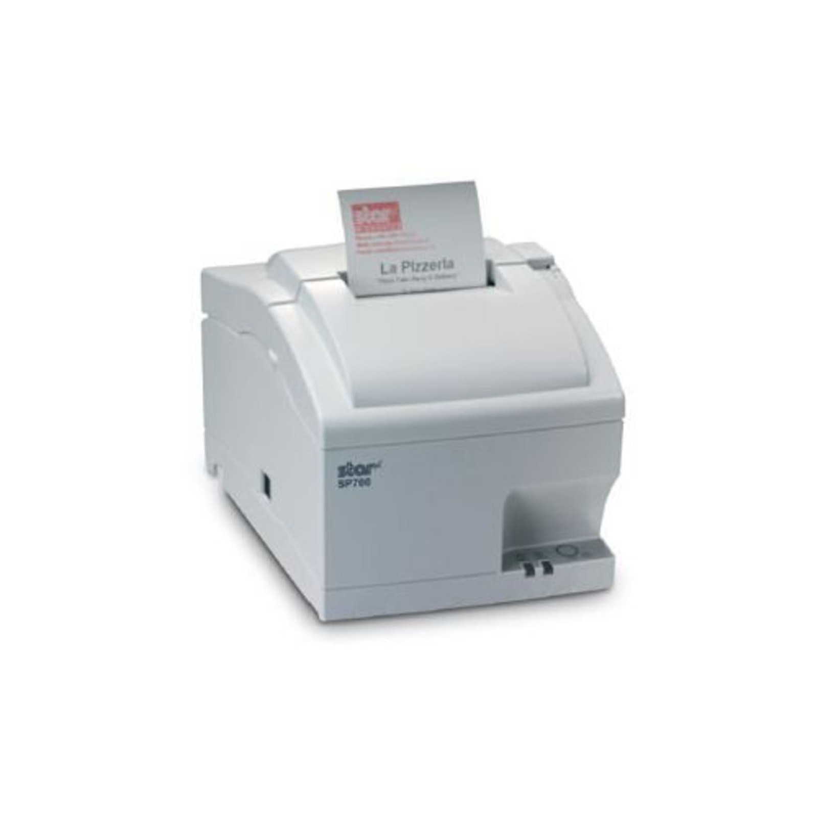 Star Micronics SP712MD Gray Impact Printer with Power Supply Friction Tear Bar