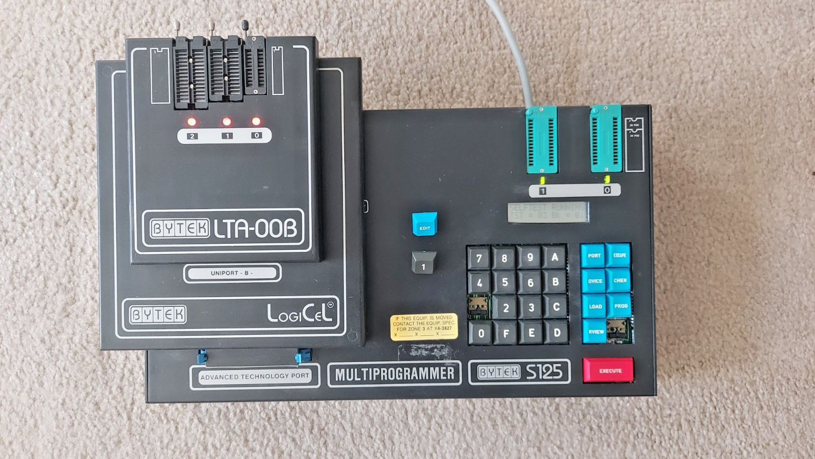 BYTEK model: 125-1, LOGICEL-64, LTA-00B Combo Multi-Programmer