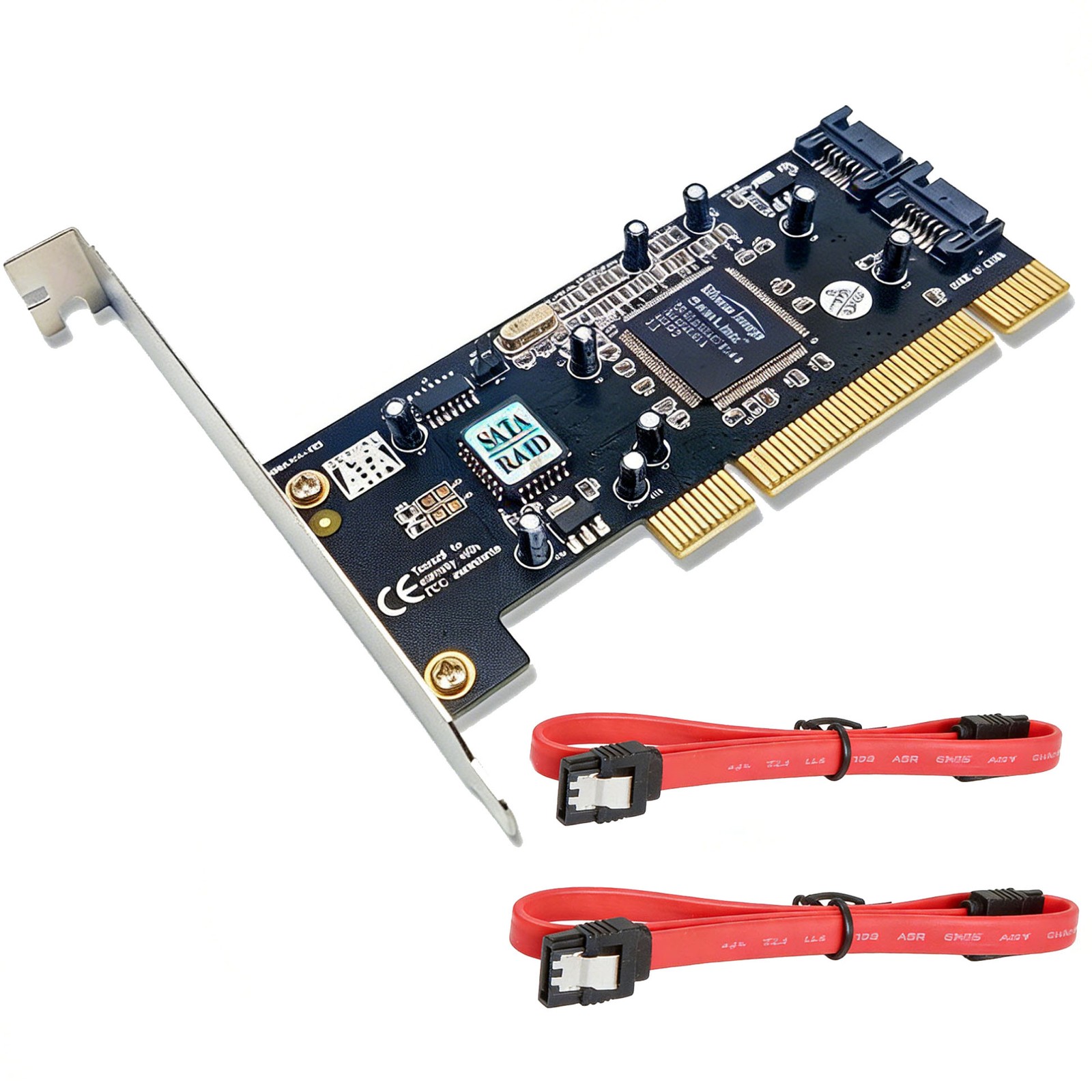 2-Channel Array Card PCI SATA 150MB/s SIL3112 Controller Card for WINS 2000/XPMS