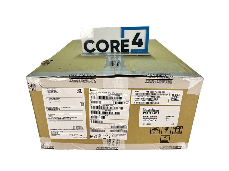 HPE P54122-001 Cray XD665 GPU Board W/ 4X H100 GPU's PER *New Sealed*
