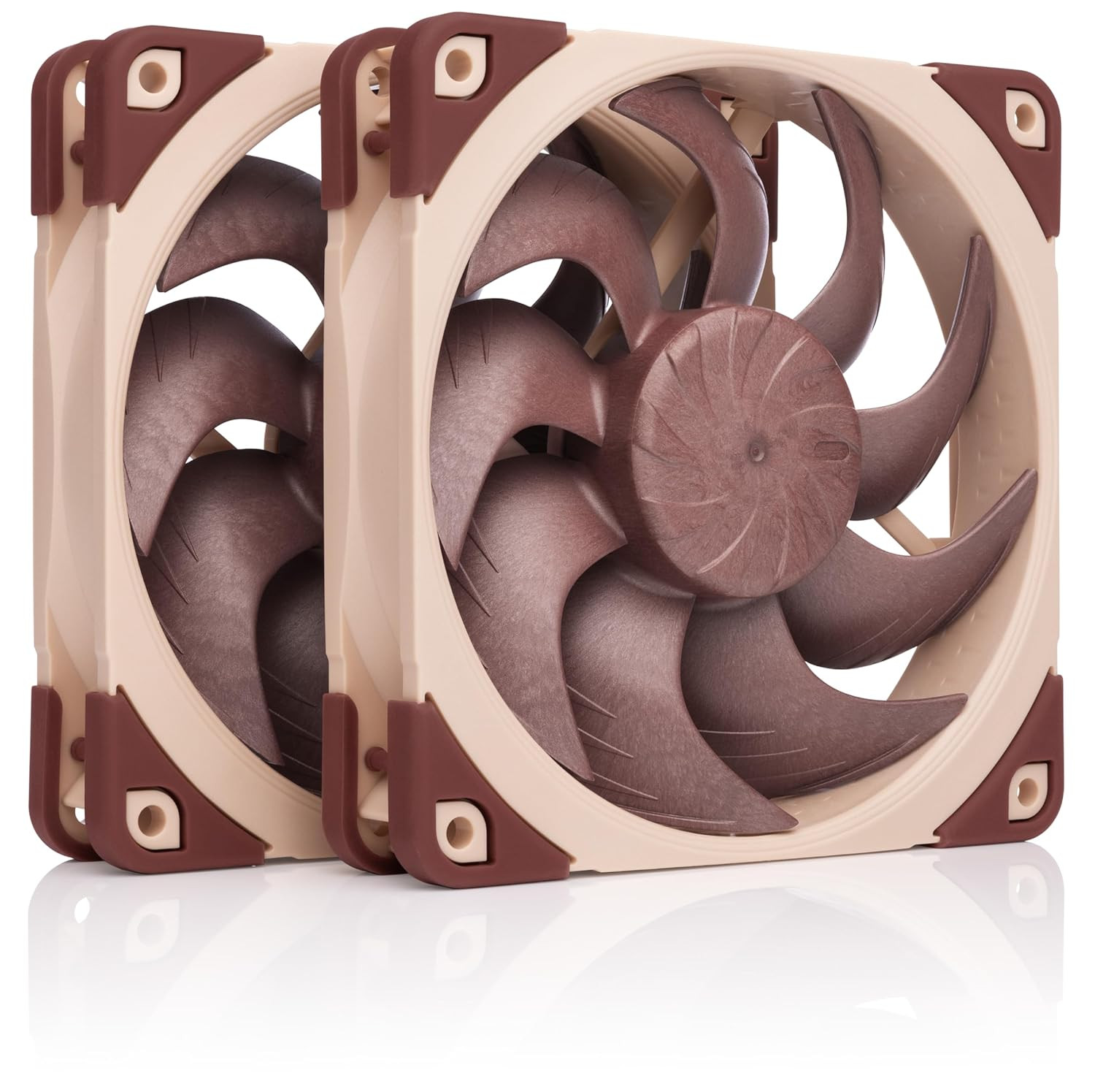 Noctua Nf-A12X25 G2 PWM Sx2-Pp, Dual Fan Set for Push-Pull and Side-By-Side Appl