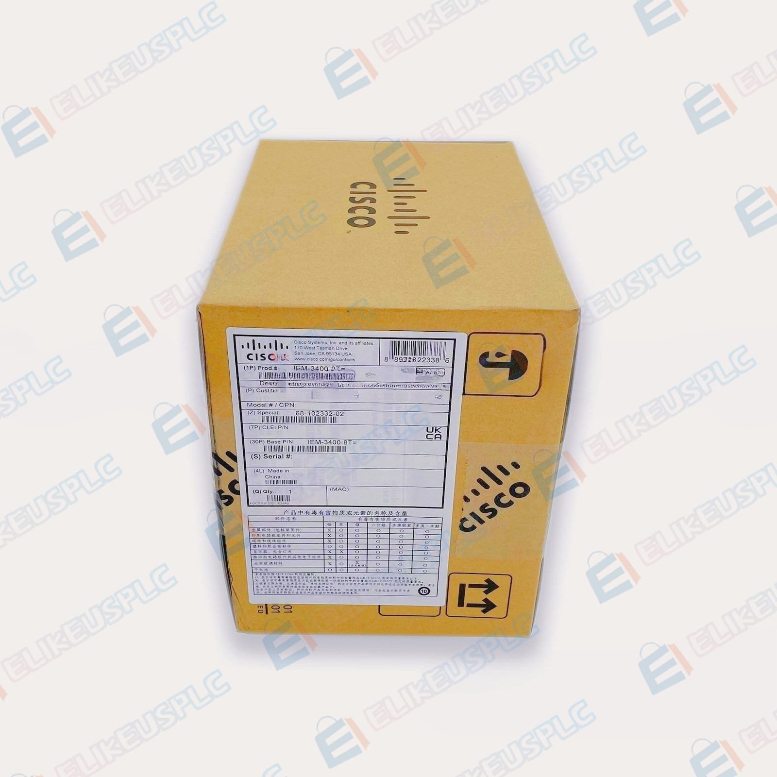 Cisco IEM-3400-8T Catalyst Expansion Module New Sealed Expedited Shipping MMD0