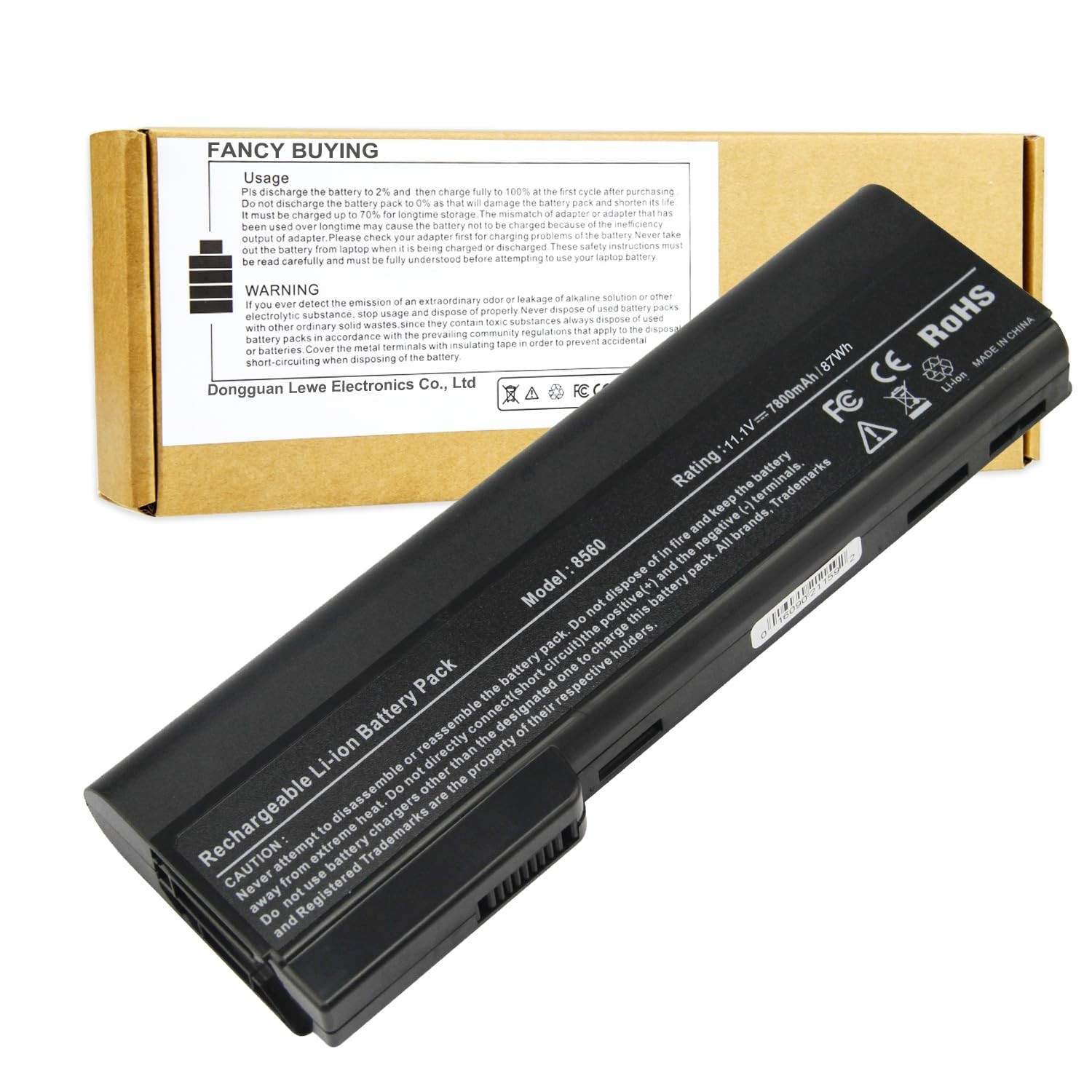 High Capacity 9-Cell 87Wh Laptop Battery for EliteBook & ProBook Models CC06 CC0