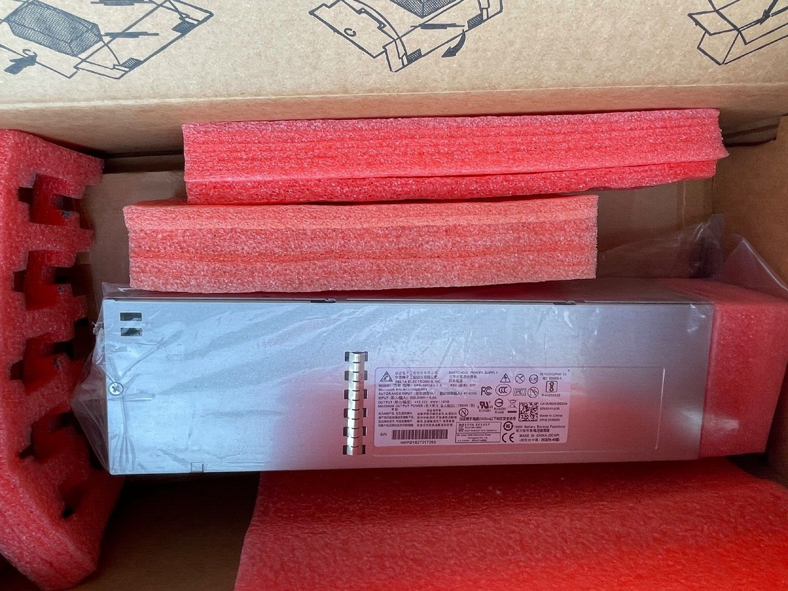 New Genuine OEM DELL 1600W Switching Power Supply DPS-1600_5 V8N66