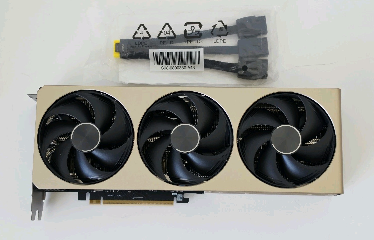 MSI NVIDIA GeForce RTX 5080 16GB GDDR7 INSPIRE 3X OC PCIe Gen 5 GPU 