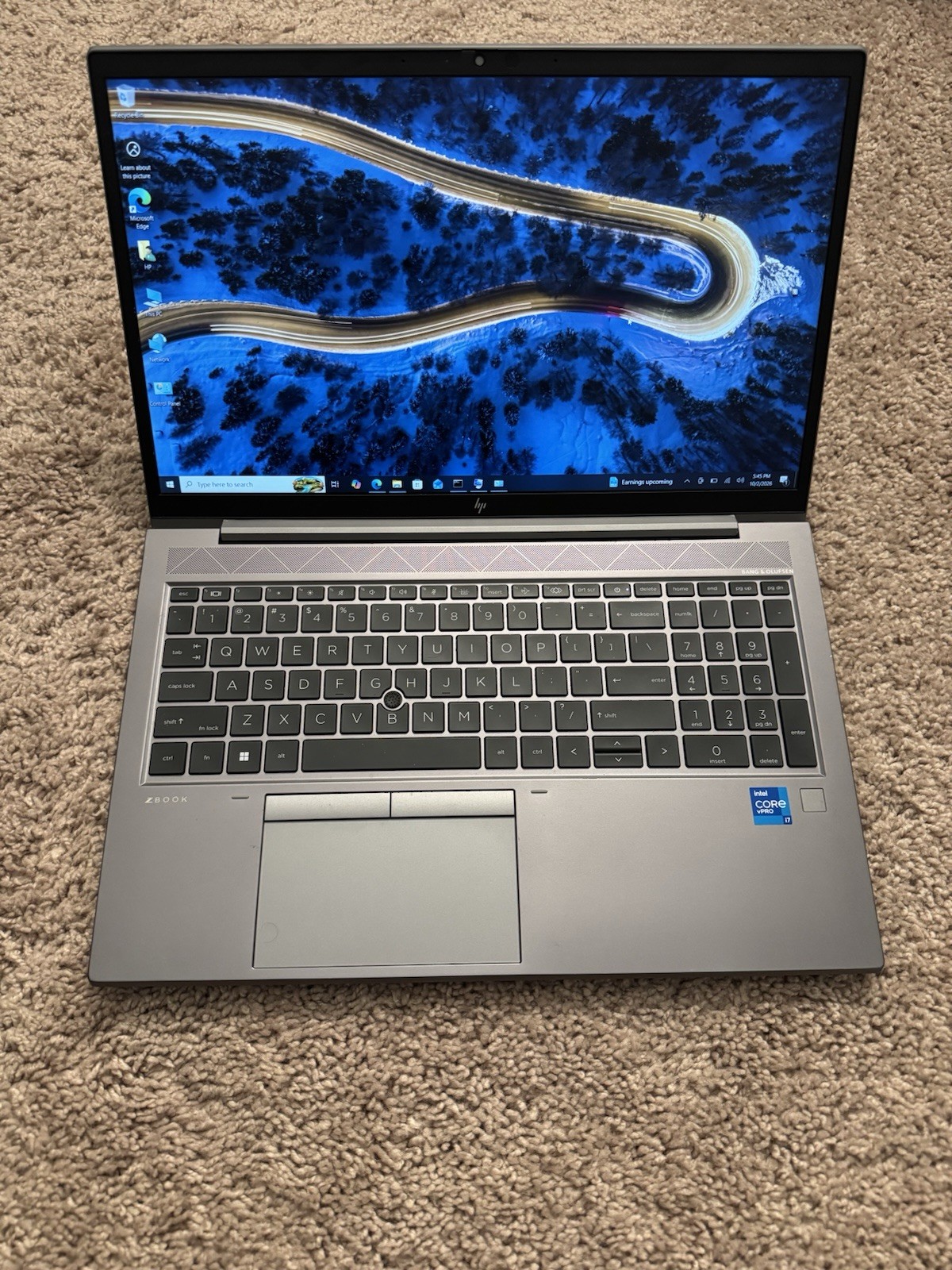 HP Zbook Firefly G8 15.6" Laptop i7-1185G7 16GB Ram 256GB SSD