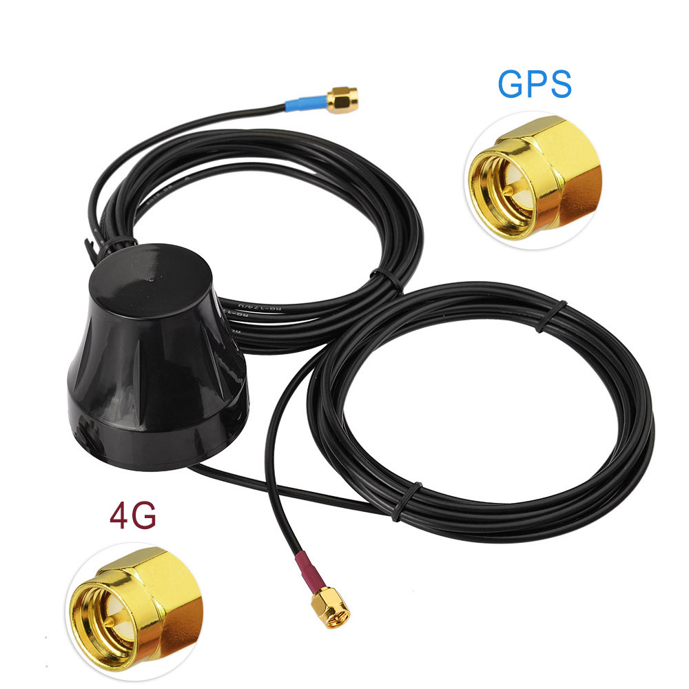 4G LTE GPS Combo Antenna For Vehicle Truck Van RV Bus Real Time Monitor Tracker