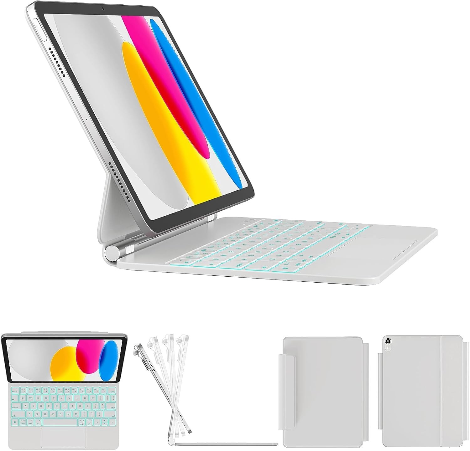 RAYMCRAFT for for Apple iPad 11th Gen (A16) 2025 & iPad 10th Gene Magnetic Float