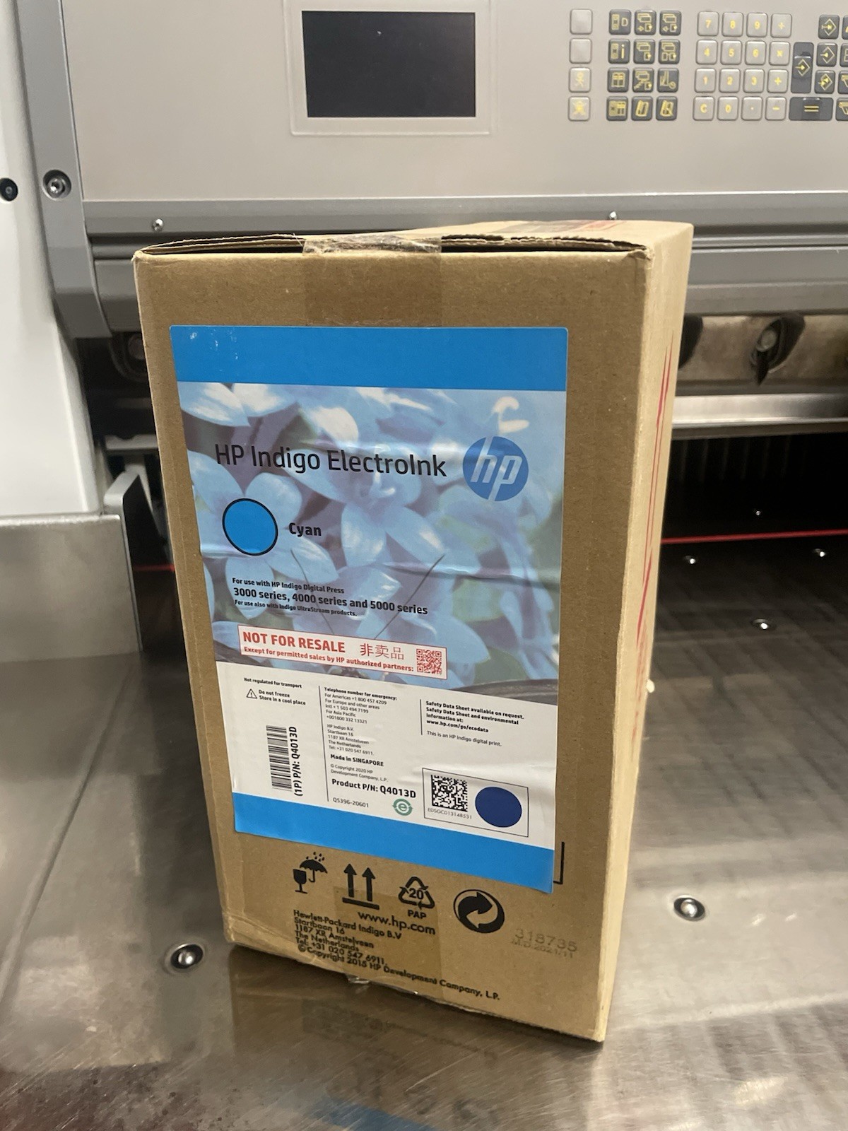 HP Indigo I Cyan ElectroInk for 5500/4000/3050 Series-2 | Q4013D