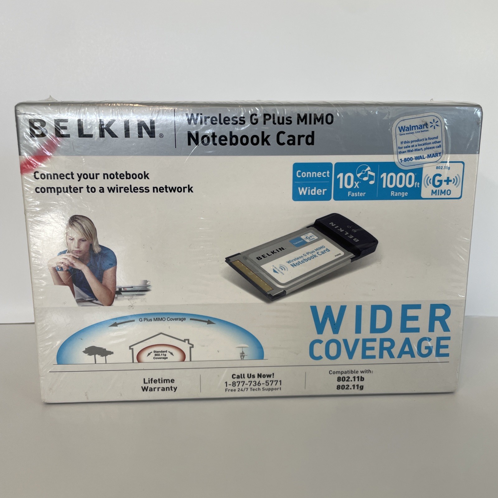 Belkin F5D9010 Wireless G Plus MIMO PCMCIA Laptop Card 54Mbps NEW Sealed