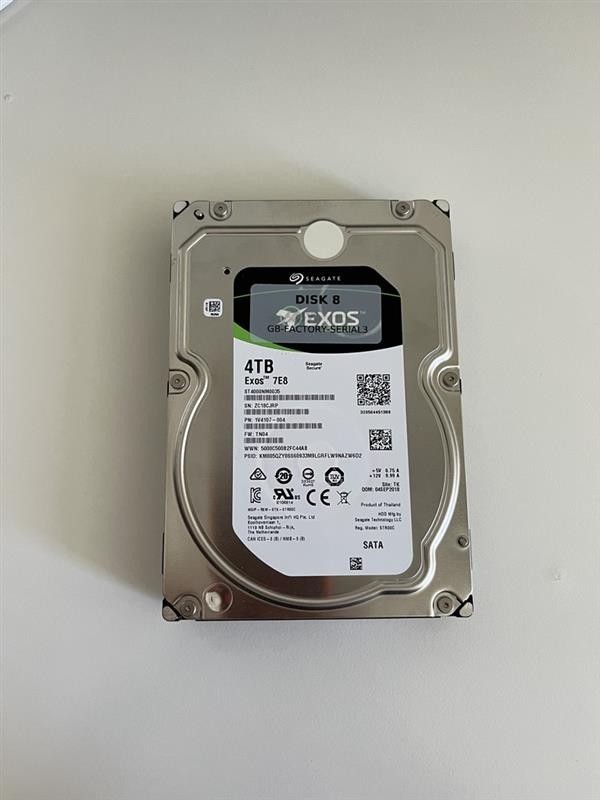 Seagate Exos 7E8 ST4000NM0035 4TB 3.5" HDD SATA