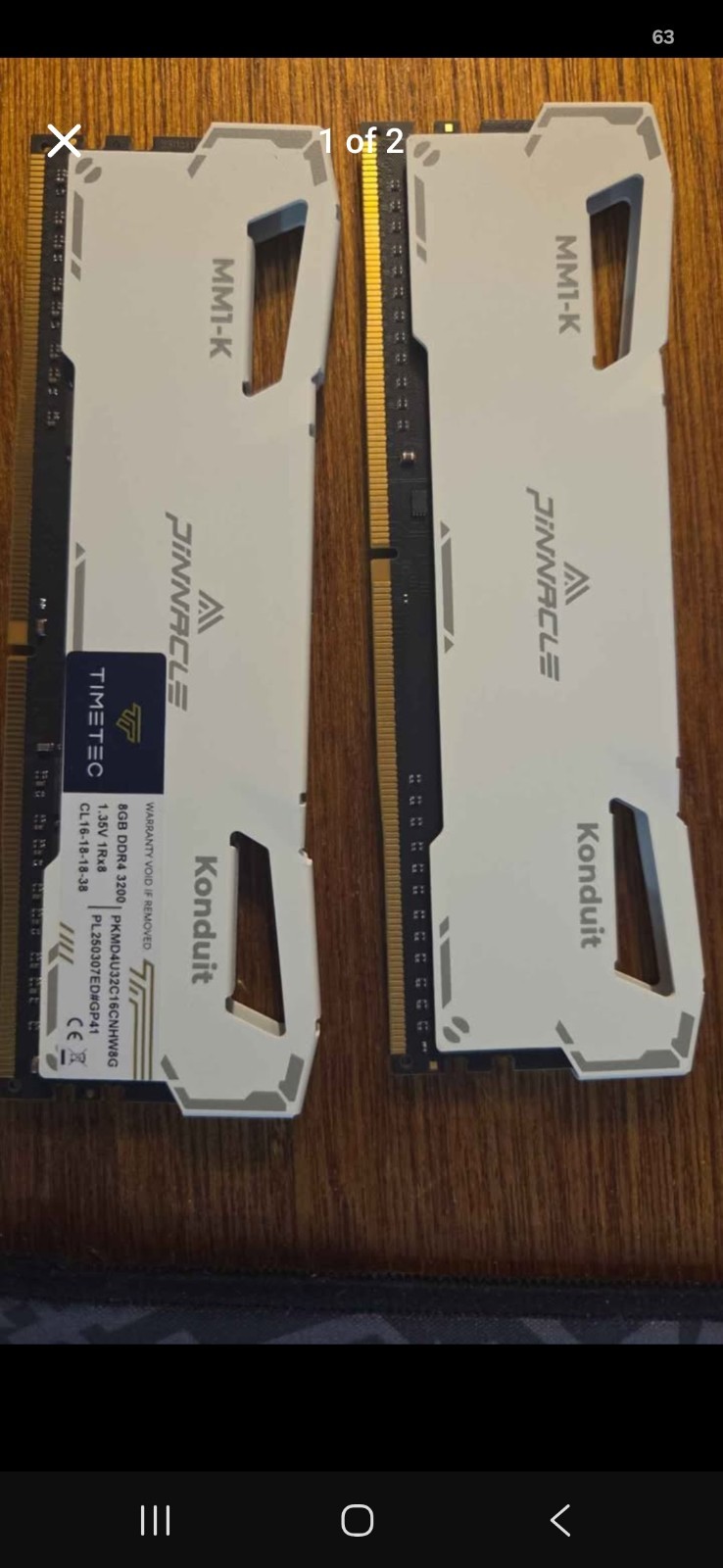 TimeTec Pinnacle Konduit MM1-K 16GB (2x8GB) RAM DDR4 3200MHz 