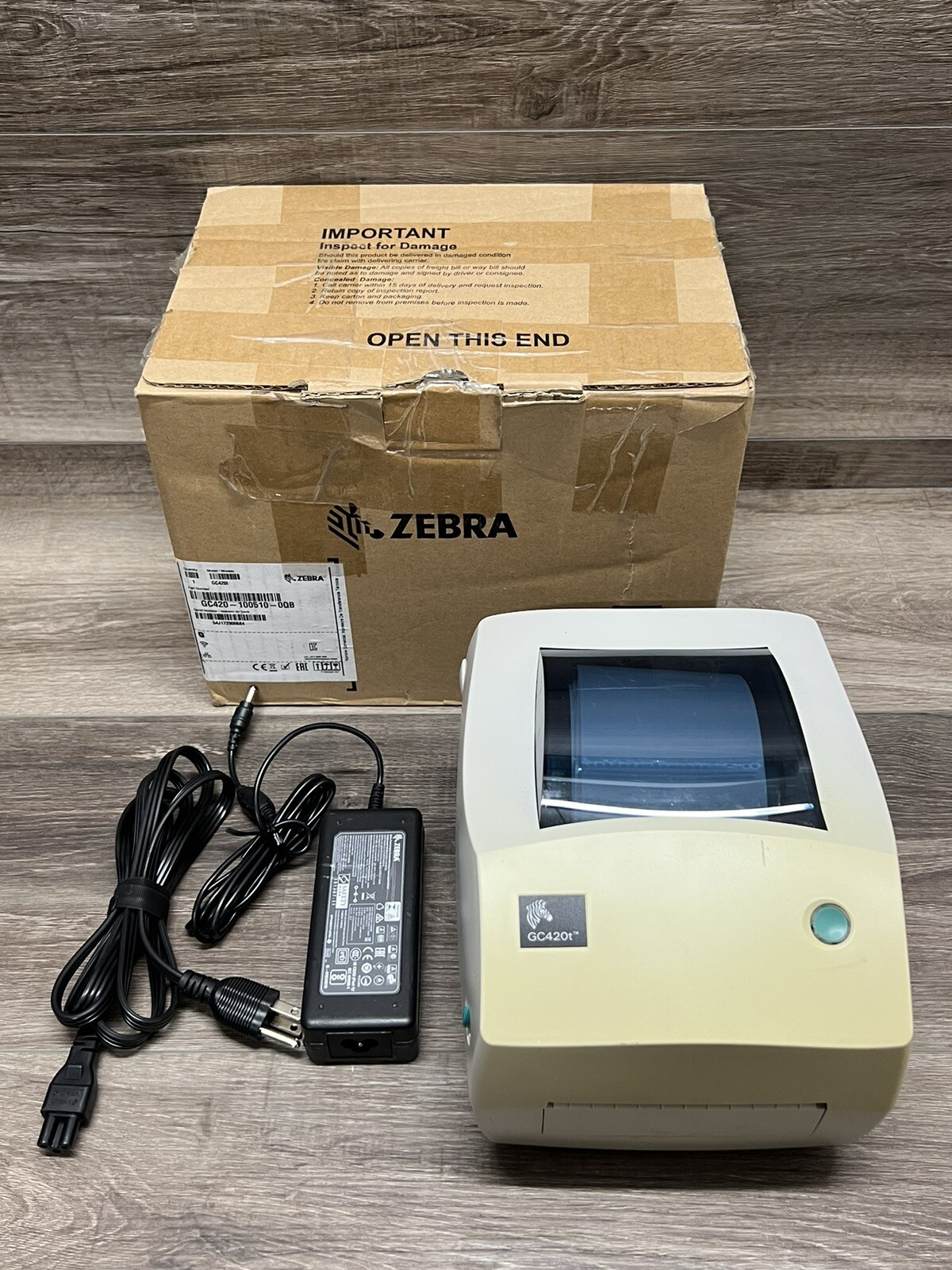 Zebra GC420T Label Thermal Printer USB, Serial, Parallel L2